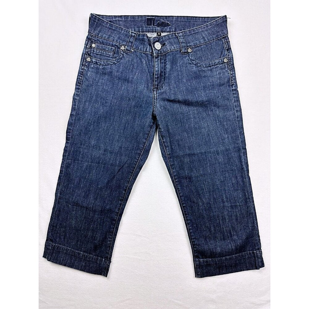 Kut From The Kloth size 8 Jeans Capri Dark Wash KF035MB2